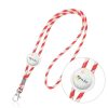 Smycz z karabińczykiem regulowana / Lapely P090245P czerwony