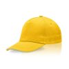 Czapka z daszkiem, bawełna szczotkowana / Zectra P090108P żółty