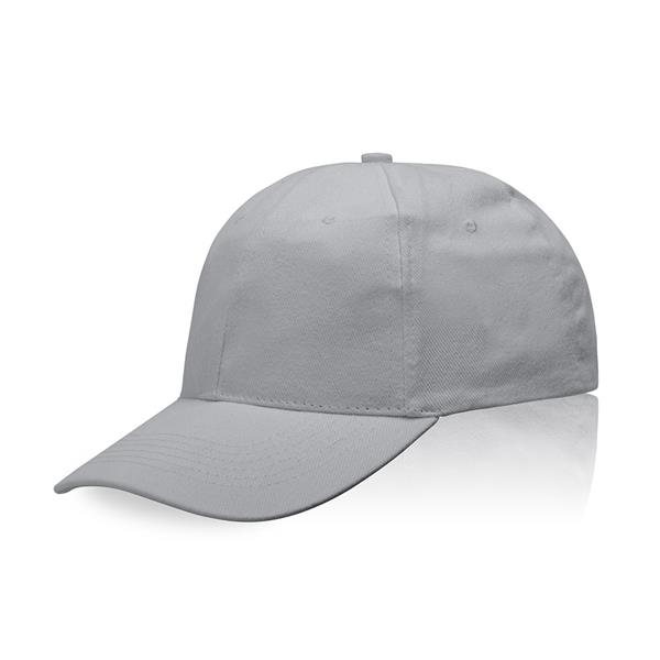 Czapka 6 paneli, z bawełny / Flinn P089915P light grey