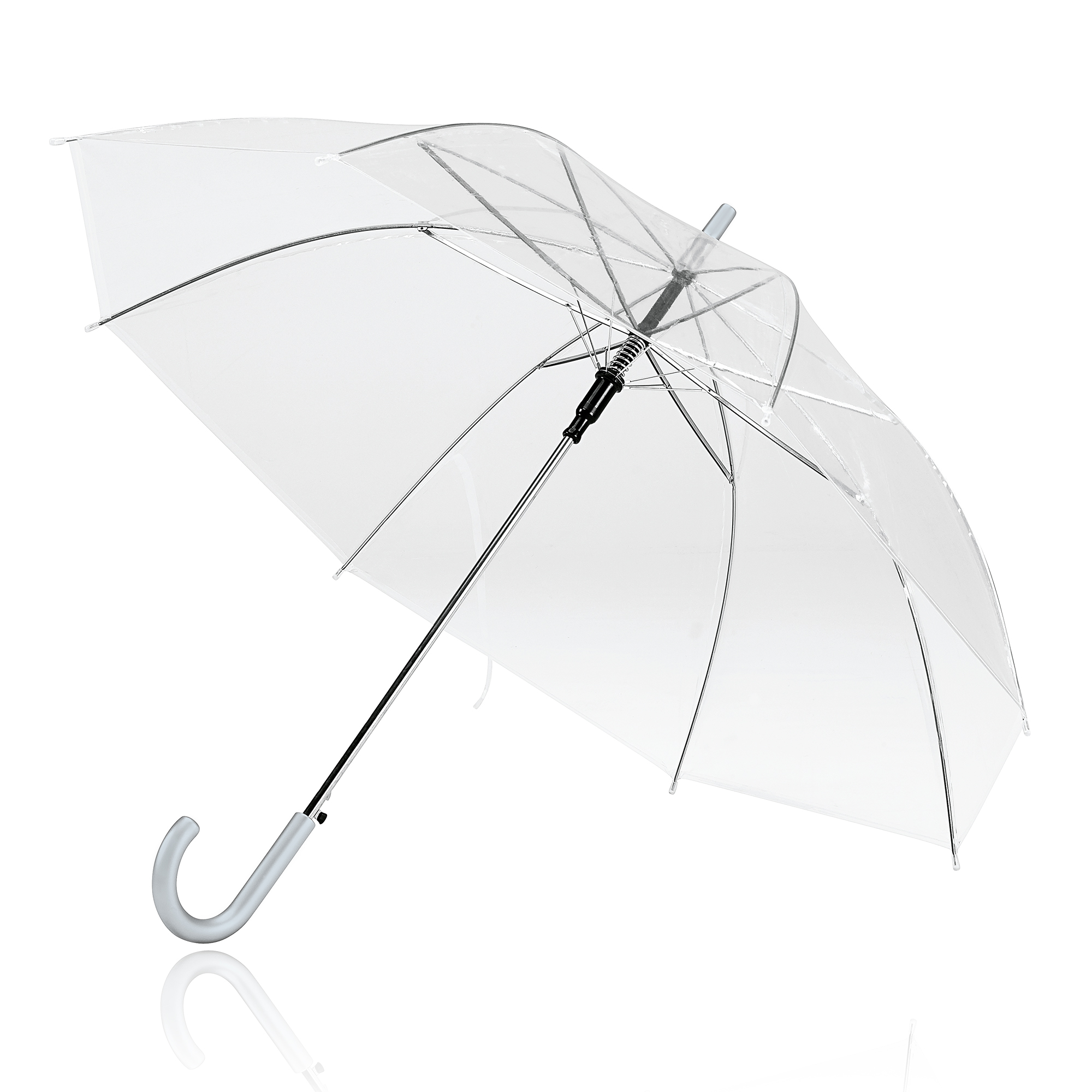 Automatyczny parasol transparentny z plastikową rączką / Sinrain P090172P