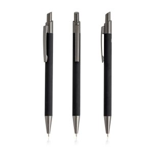 Długopis Soft Touch z recyklingowanego aluminium / Peralu P093245P PM-IP131594-W