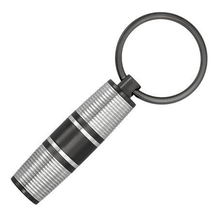 Breloczek na klucze Bold Stripe Chrome & Gun P092864P