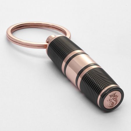 Breloczek na klucze Bold Stripe Gun & Rosegold P092865P