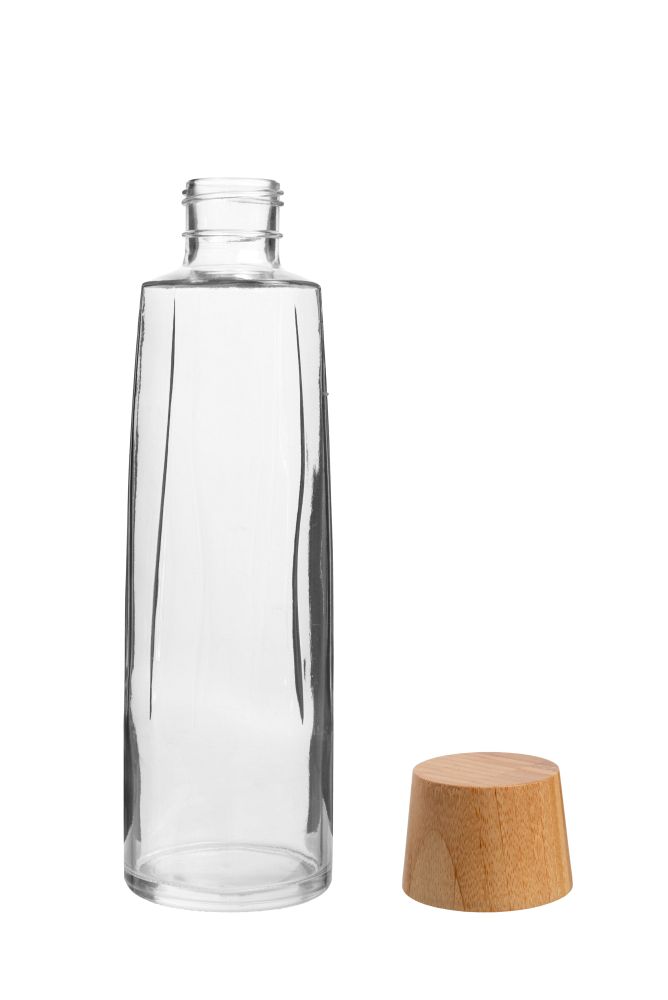 Butelka 750 ml szklana z bambusowym korkiem Vanilla Seazon P093140P