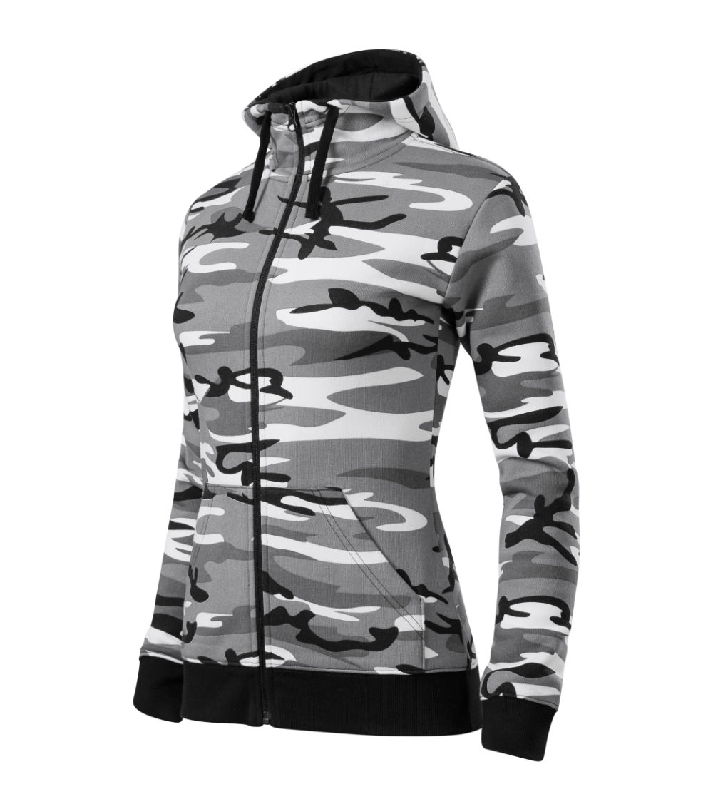 Bluza damska Camo Zipper P031666F MA-UC20-W