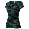 Koszulka damska Camo Pure P030053F camouflage petrol
