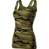 Top damski Camo Triumph P020233F camouflage green