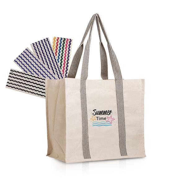 Płócienna torba z dnem i zamgnetycznym zapięciem / Moel P092698P