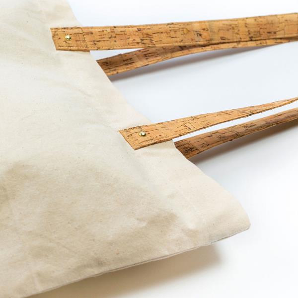 Torba bawełniana 180g z korkowymi uchwytami / Natcork P092568P