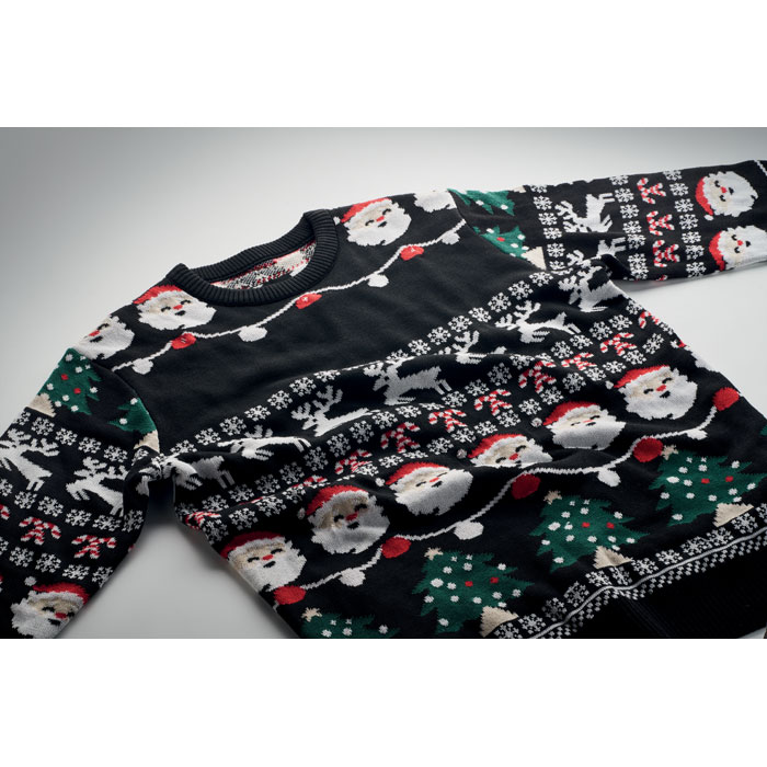 Świąteczny sweter LED S/M P067315O