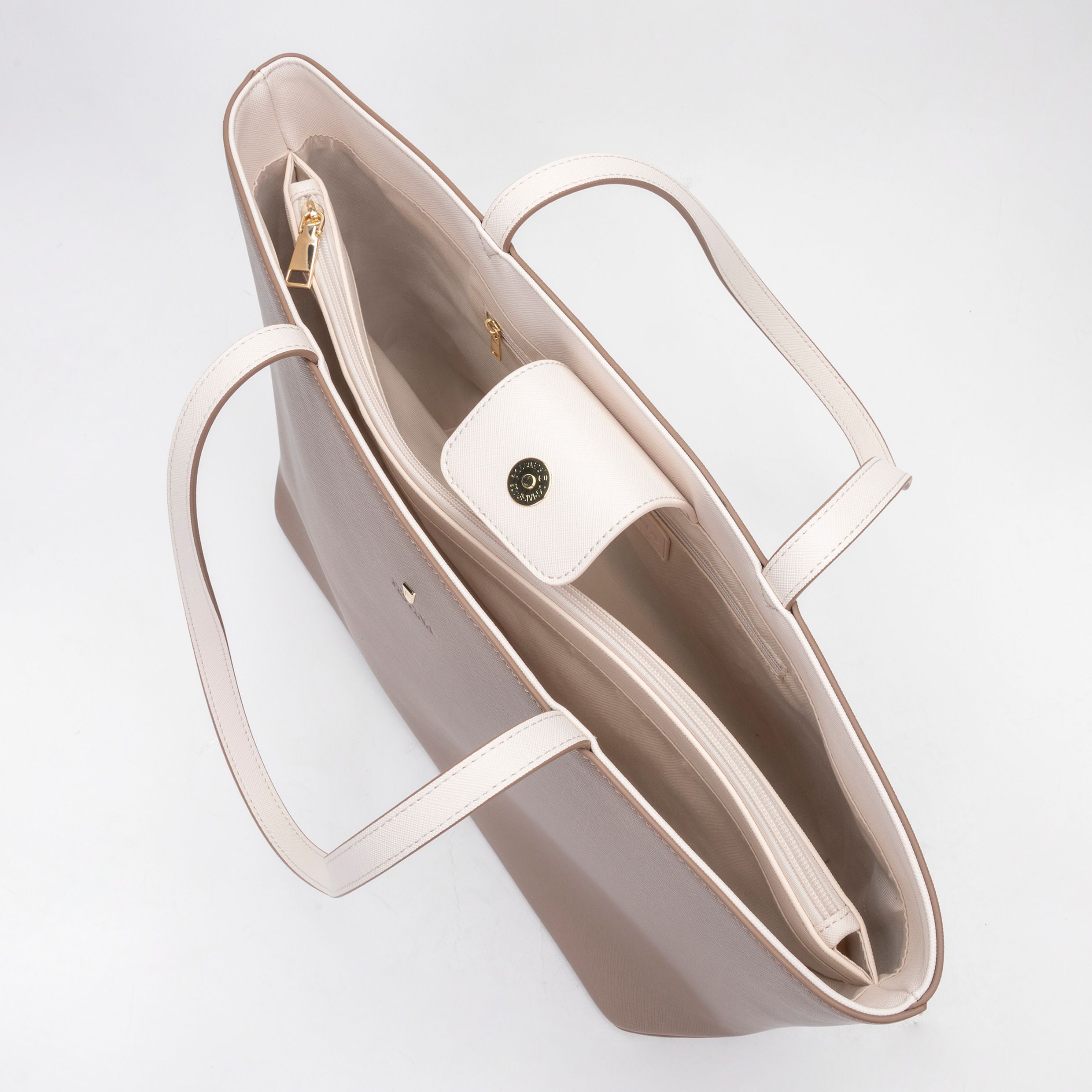 Damska torebka Mademoiselle Beige P091783P PM-FTX322X