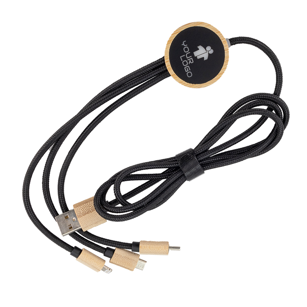 Długi kabel 3w1 z podświetlanym logo LH-ZMU06 P089595G EG-EG059113