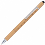 Długopis bambusowy wielofunkcyjny 6w1 COIMBRA P089374G