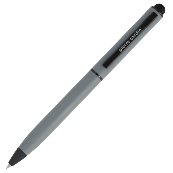 Długopis metalowy touch pen, soft touch CELEBRATION Pierre Cardin P088922G szary