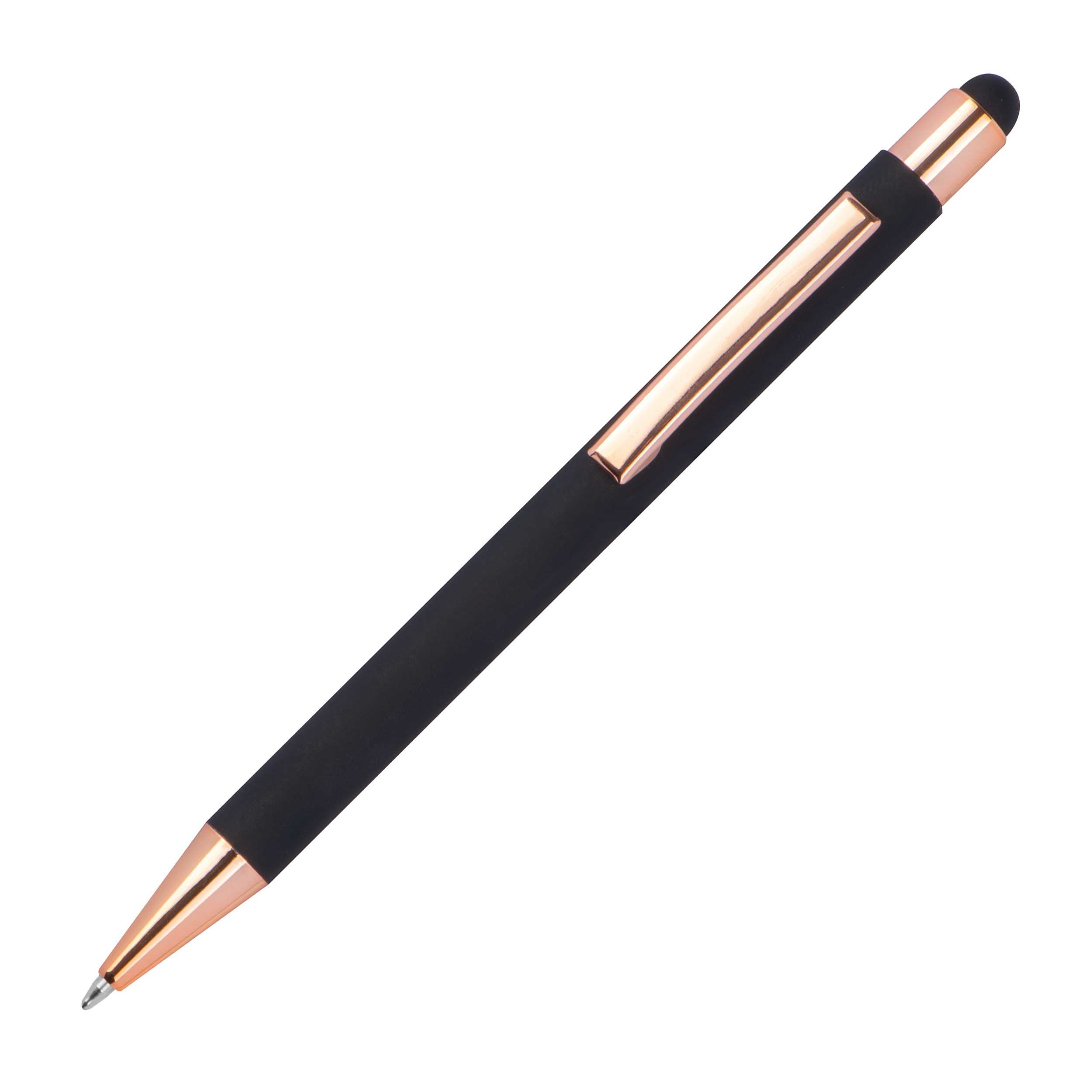 Długopis metalowy touch pen soft touch MIRAMAR P089715G czarny Długopis metalowy touch pen soft touch MIRAMAR P089715G czarny