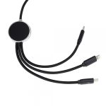 Kabel 3w1 z podświetlanym logo długi 120 cm P086184K