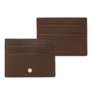 Etui na karty Button Brown P091998P PM-FLC326Y