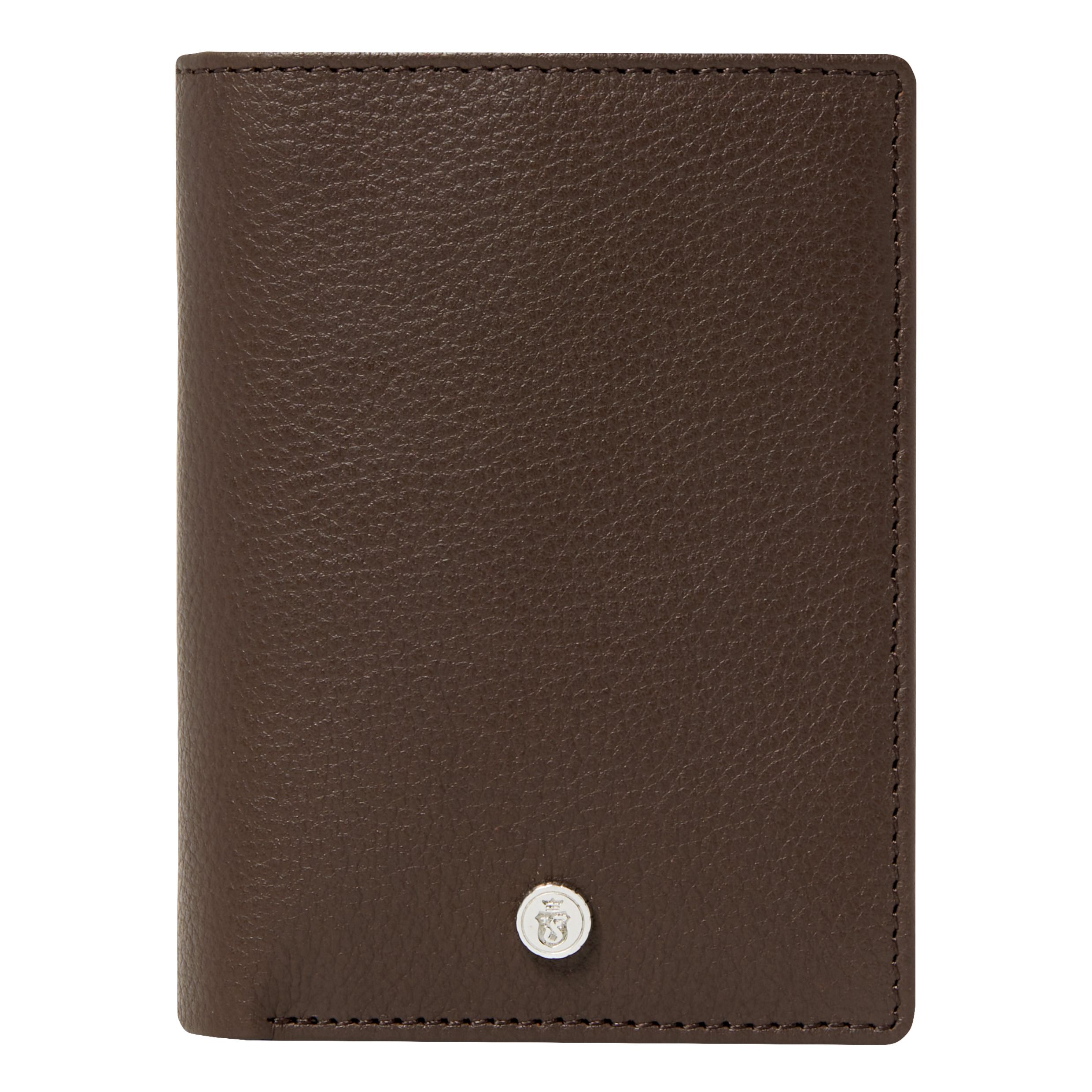 Etui na karty Button Brown P091902P
