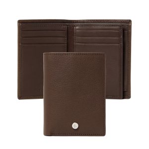 Etui na karty Button Brown P091902P PM-FLF326Y