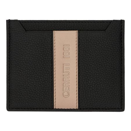 Etui na karty Delano Taupe & Black P093054P