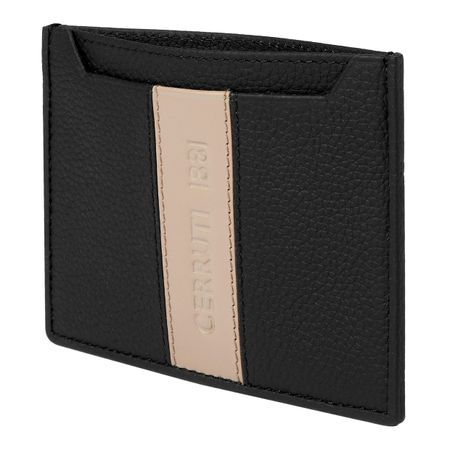 Etui na karty Delano Taupe & Black P093054P