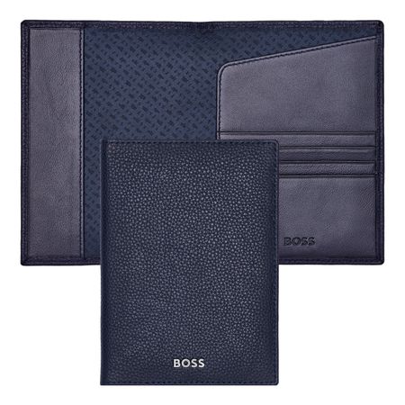 Etui na paszport Classic Grained Navy P092734P PM-HLP416N