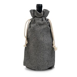 Torba na butelkę z bawełny z recyklingu 280g / BOTBAG P092058P PM-IP31115511