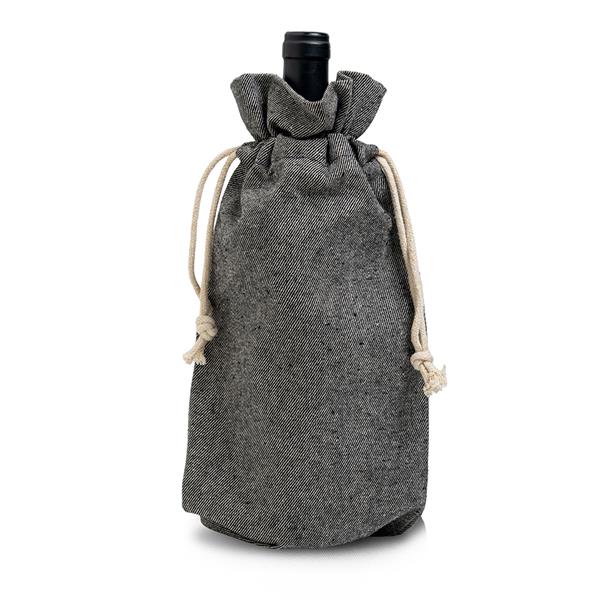 Torba na butelkę z bawełny z recyklingu 280g / BOTBAG P092058P PM-IP31115511