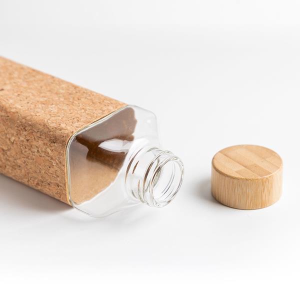 Szklana butelka 640ml z korkowym rękawem / Aquana P092592P