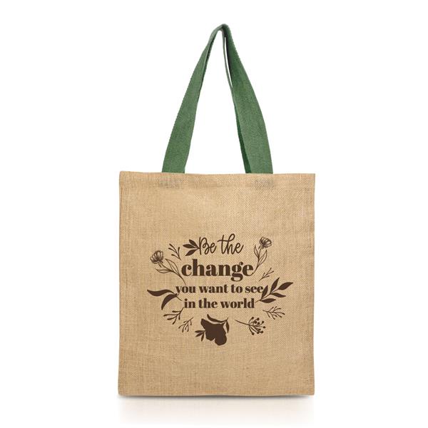 Torba jutowa z bawełnianymi uchwytami / Strapcote P092565P