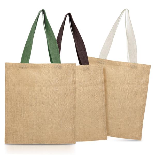 Torba jutowa z bawełnianymi uchwytami / Strapcote P092565P