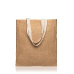 Torba z juty z bawełnianymi uchwytami / Strapcote P090752P