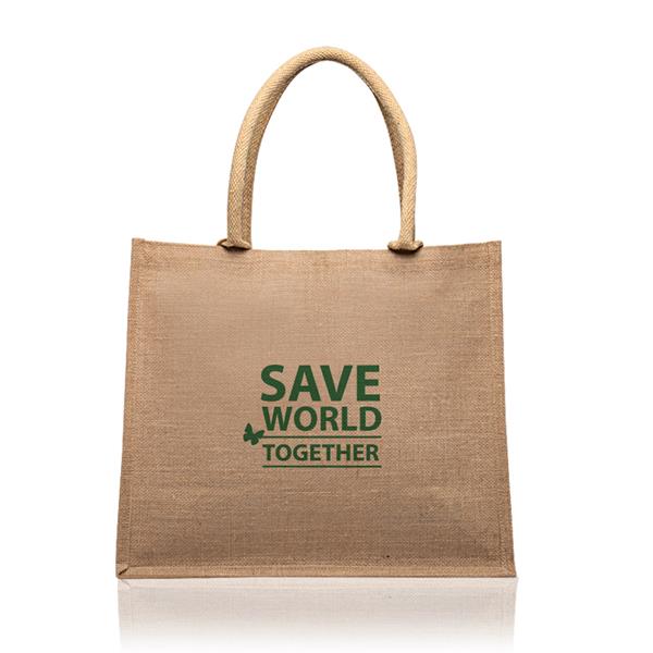 Torba jutowa z laminowanym wnętrzem / Lamyjute P090931P