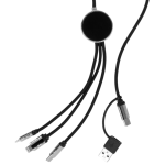 Kabel 4w1 z podświetlanym logo długi 120 cm P087094K