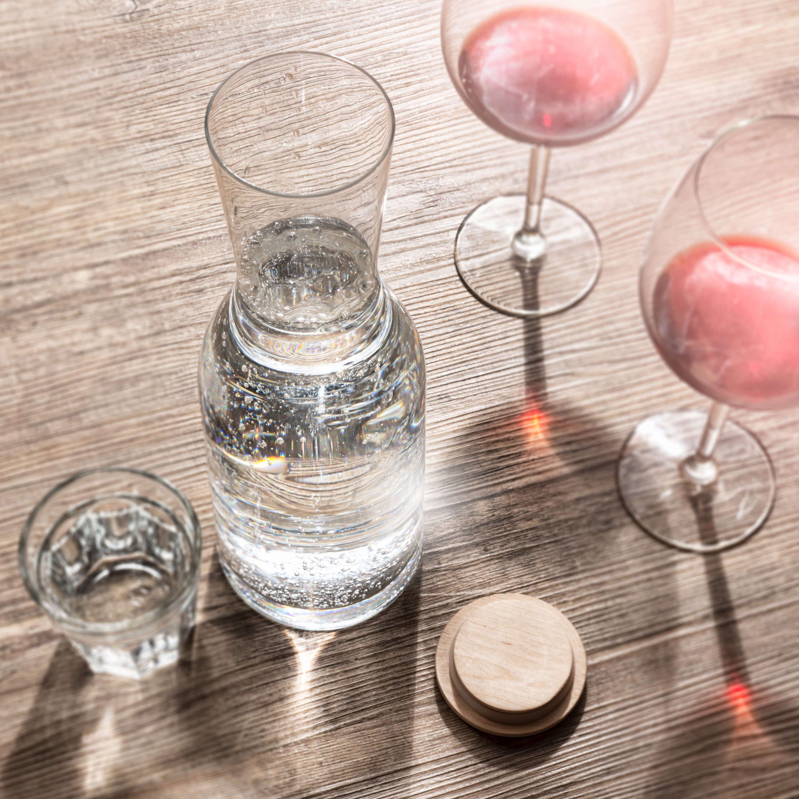 Karafka kryształowa 1,2l z drewnianym korkiem Vanilla Season P093149P