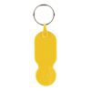 Plastikowy brelok z żetonem 1 € / Key01 P090265P żółty