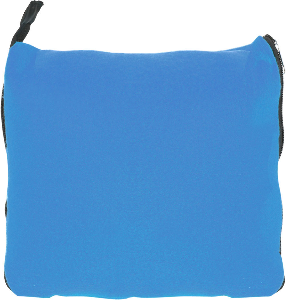 Koc z polaru/poduszka 2w1 RADCLIFF P087801G niebieski
