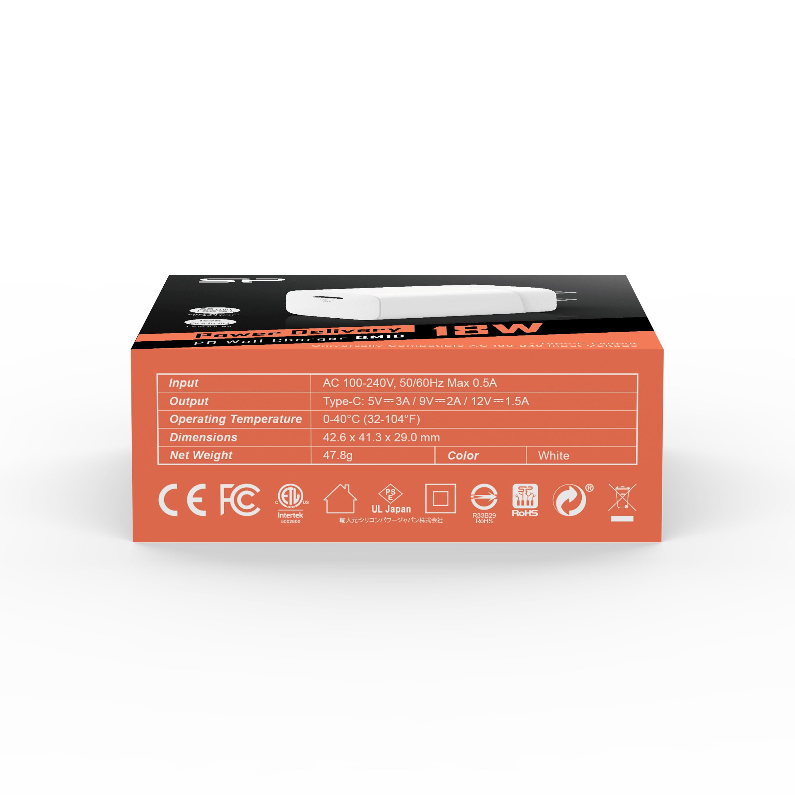 ŁADOWARKA SIECIOWA BOOST CHARGER (US, EU) QM10 SILICON POWER P089448G
