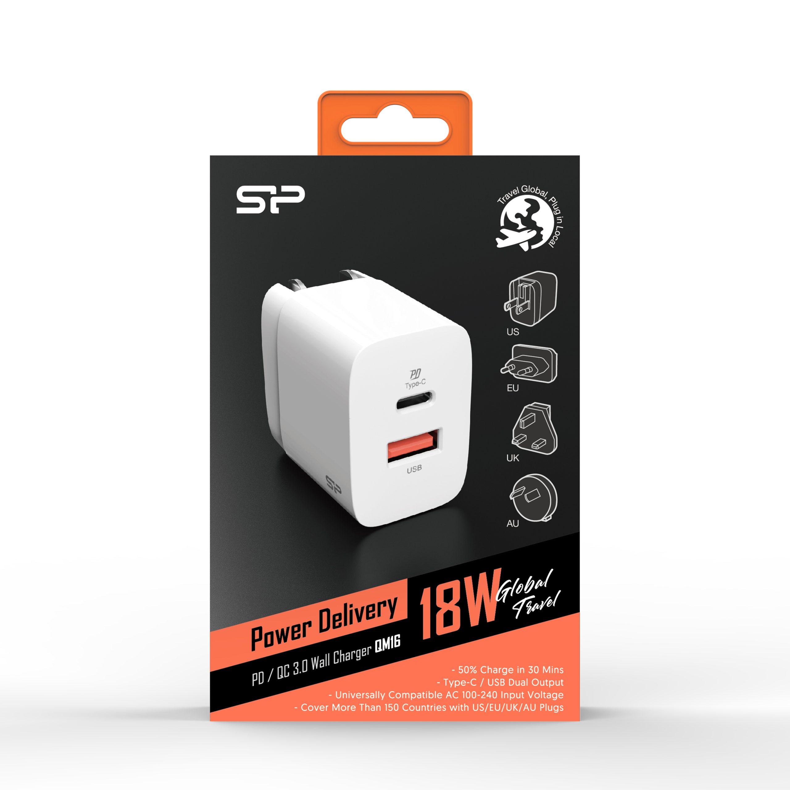 Ładowarka sieciowa QM16 SILICON POWER P089633G