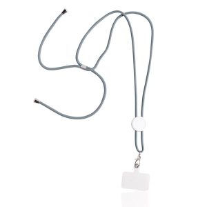 Smycz z uchwytem na telefon z RPET / Daily P092680P PM-IP140864-W