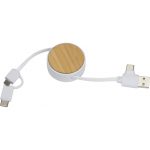 Kabel do ładowania bambusowy GRONINGEN P088220G
