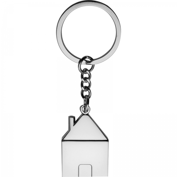 Brelok metalowy domek P085238K