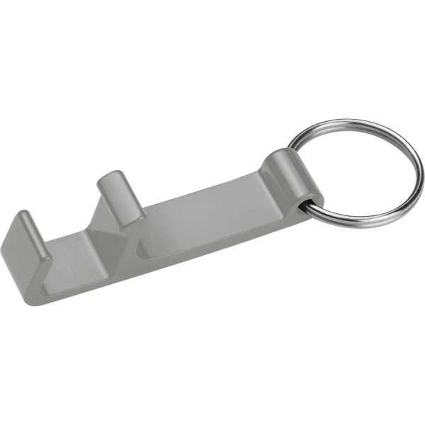 Brelok metalowy otwieracz do butelek P086682K szary