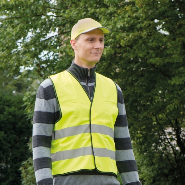 Czapka z daszkiem odblaskowa 6 paneli CHICAGO P087906G