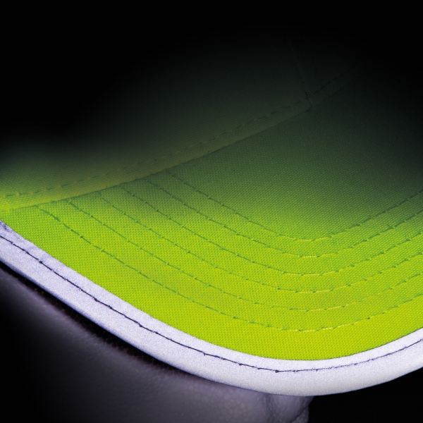 Czapka z daszkiem dla dzieci odblaskowa 6 paneli P085518K