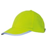 Czapka z daszkiem odblaskowa dziecięca 6 paneli SEATTLE P087918G