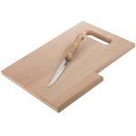 Deska kuchenna drewniana z nożem LIZZANO P087904G