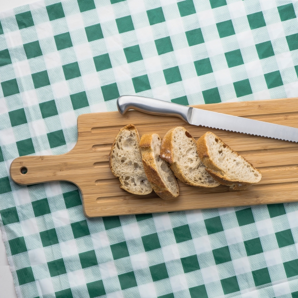 Deska kuchenna bambusowa z nożem P085326K
