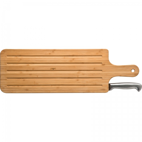 Deska kuchenna bambusowa z nożem P085326K