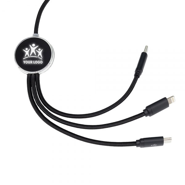 Długi kabel 3w1 z podświetlanym logo, W201TG P088904G EG-EG053403